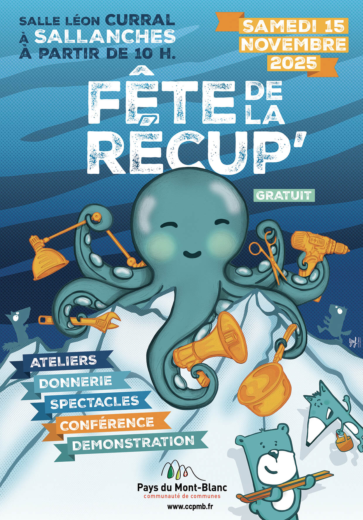 Affiche pour la Fête de la Récup'