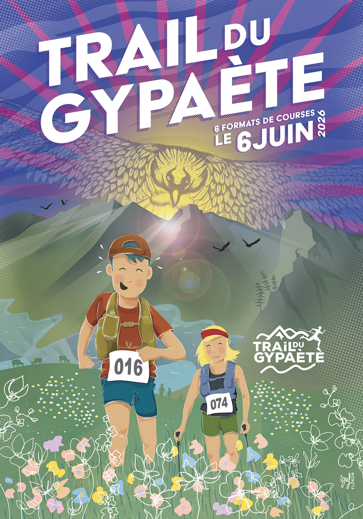 Affiche du Trail du Gypaète 2026
